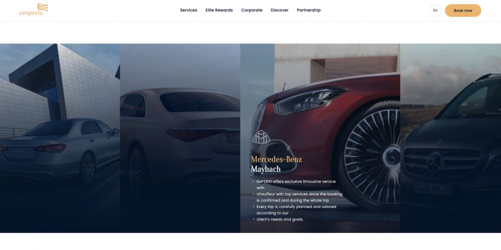 Emperio - European luxury car rental service screenshot 3