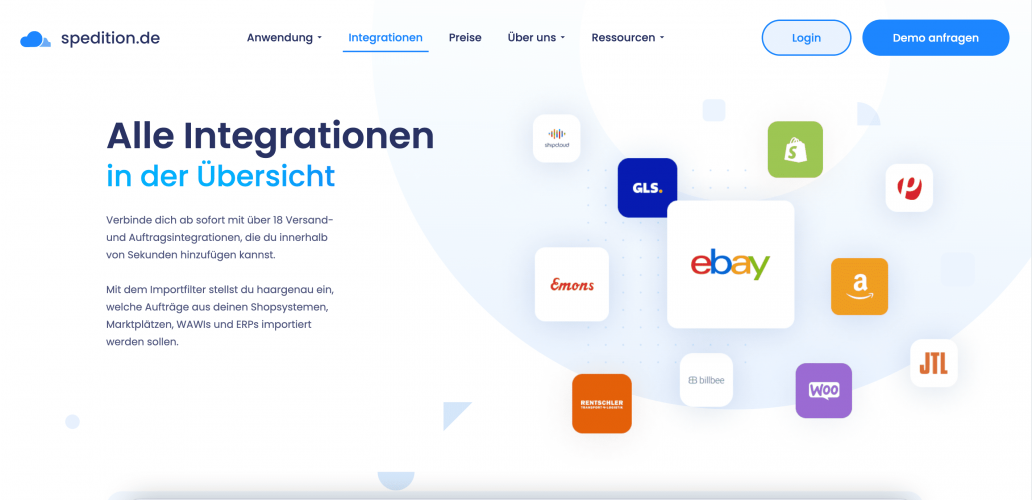 SAAS for logistics company, and marketing website based on Laravel screenshot 3