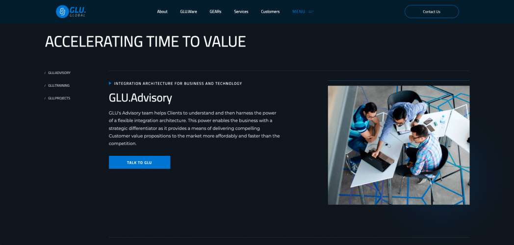 Glu Global -  Corporate Website and SAAS no-code platform UI\UX design for SAAS screenshot 3