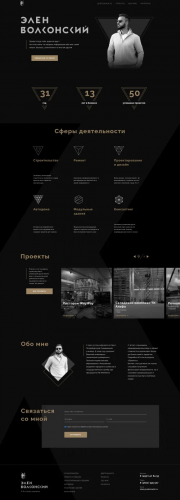 Personal WordPress website development Elen Volkonskii screenshot 3