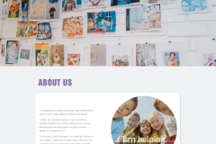 WordPress website development for charitable foundation Nadezhda