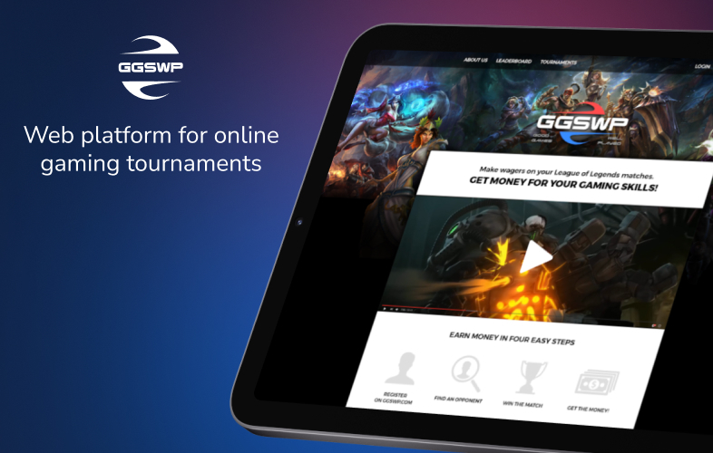 GGSWP – Web Platform for Online Gaming Tournaments screenshot 1