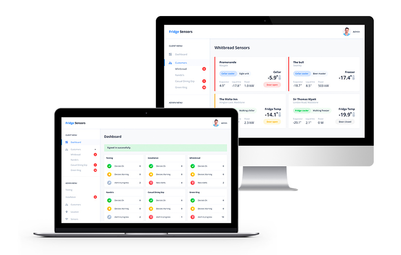 Fridge Sensors – IoT Application Development screenshot 1