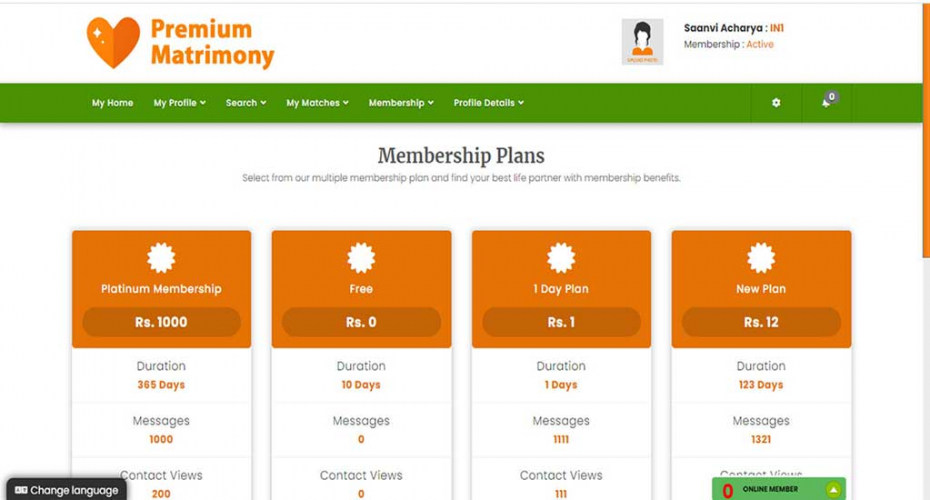 PHP Matrimonial Script - Premium 2.0 screenshot 3