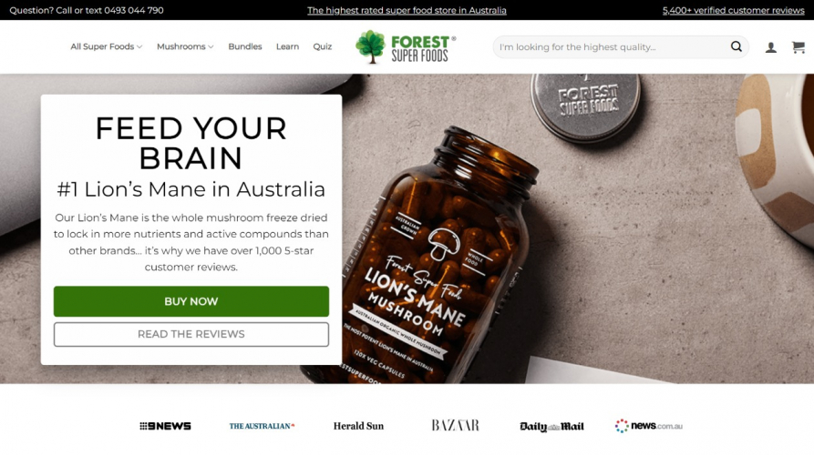 Forest Super Foods screenshot 1