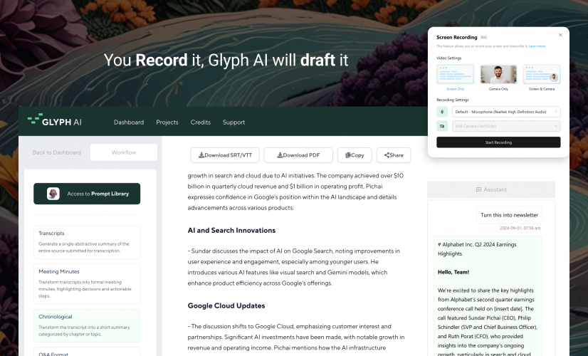 GlyphAI screenshot 2