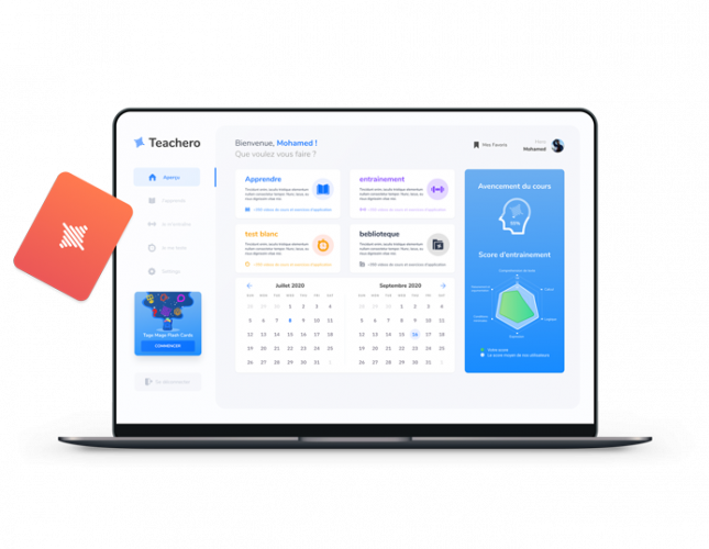 Teachero the TageMage preparation platform screenshot 1
