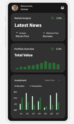 CRET - Crypto Wallet App screenshot 2