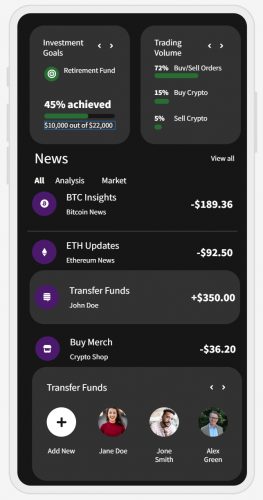 CRET - Crypto Wallet App screenshot 1