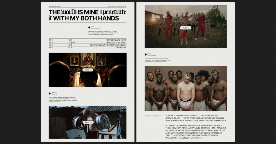 Tommy Cash: Digital Canvas - Crafting the Artistic Web Odyssey screenshot 1