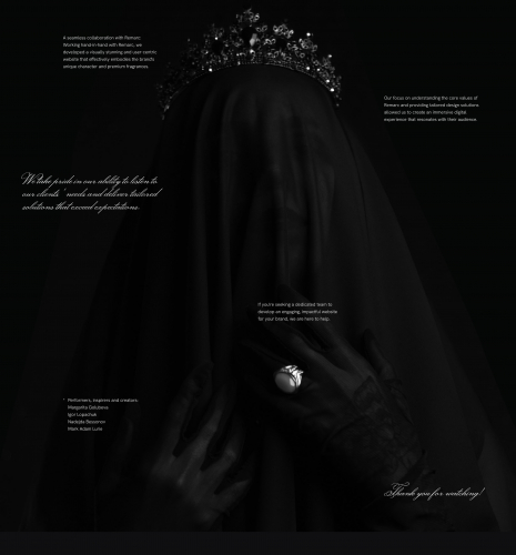 E-commerce website: Remarc fragrances screenshot 2