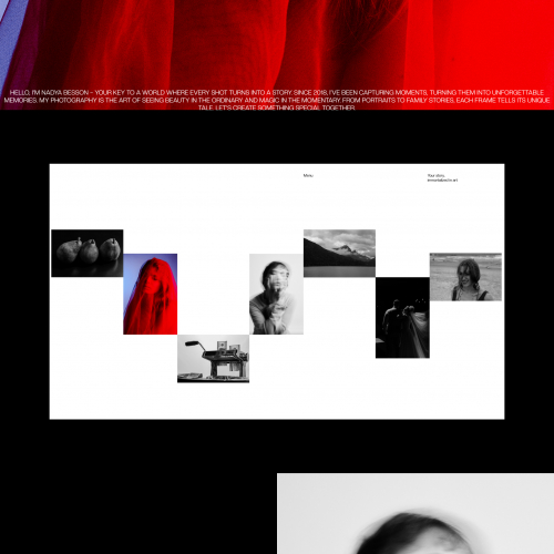Transforming a Photographer's Vision into an Immersive Website screenshot 4