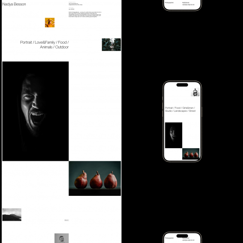 Transforming a Photographer's Vision into an Immersive Website screenshot 3