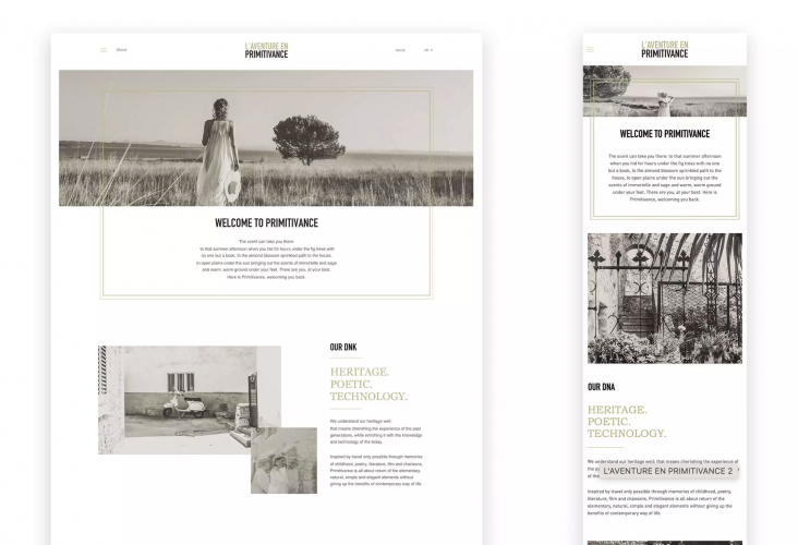 L’AVENTURE EN PRIMITIVANCE Luxury Skincare screenshot 2