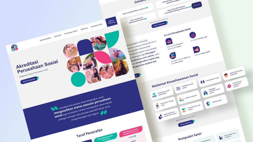 Social Enterprise Accreditation Application System screenshot 1