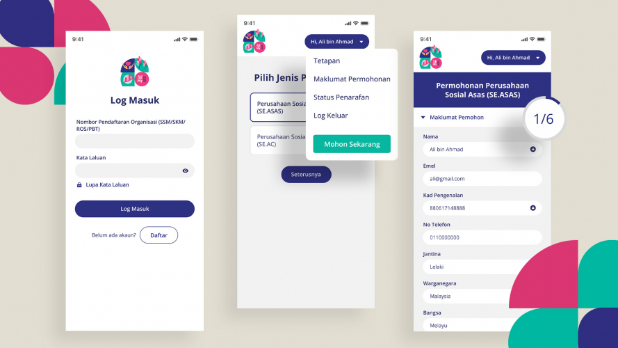 Social Enterprise Accreditation Application System screenshot 3