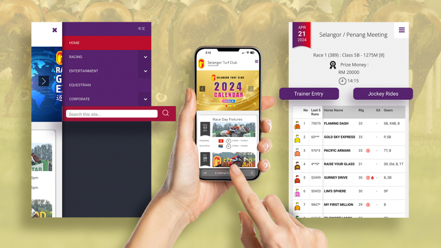 Selangor Turf Club Website Refresh screenshot 3