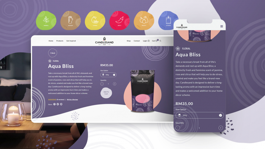 Candlesand - eCommerce Branding Solutions screenshot 2