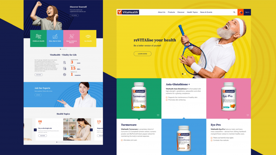 Vitahealth - Online Store Redefinition screenshot 3