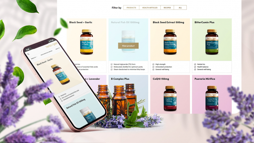 Herbs of Gold - eCommerce Solutions screenshot 1