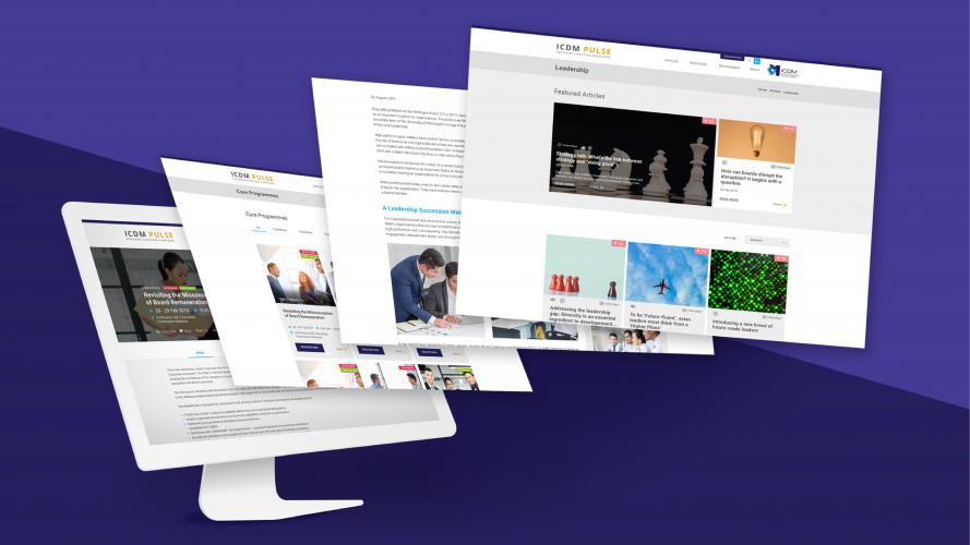 ICDM - Knowledge based Website screenshot 1