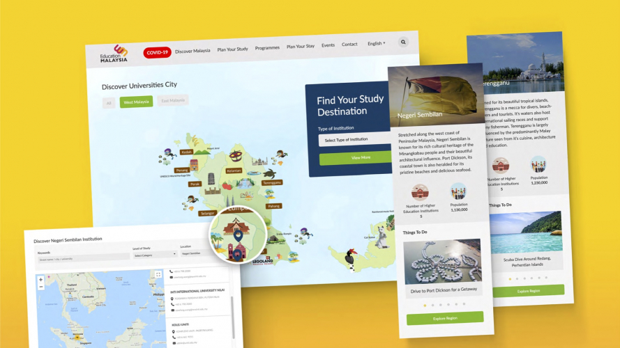 Education Malaysia Website Rebranding screenshot 3