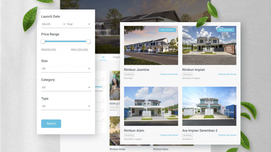 Seremban 2 Property Website Rebrand screenshot 1