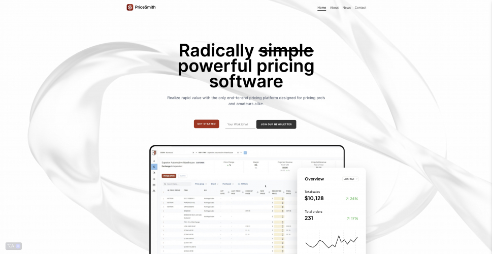 Branding and SaaS Redesign for Leading Pricing Software screenshot 2