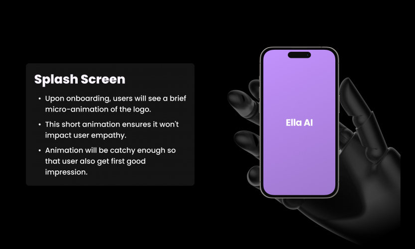 Ella AI - AI ChatBot Mobile App Design screenshot 2