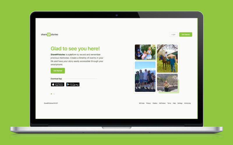 Socializing Web App screenshot 1