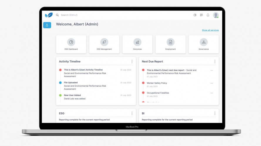 ESG Hub screenshot 1