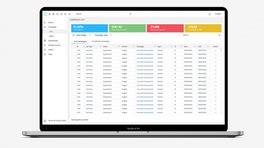 Our software development partnership with Argus screenshot 1
