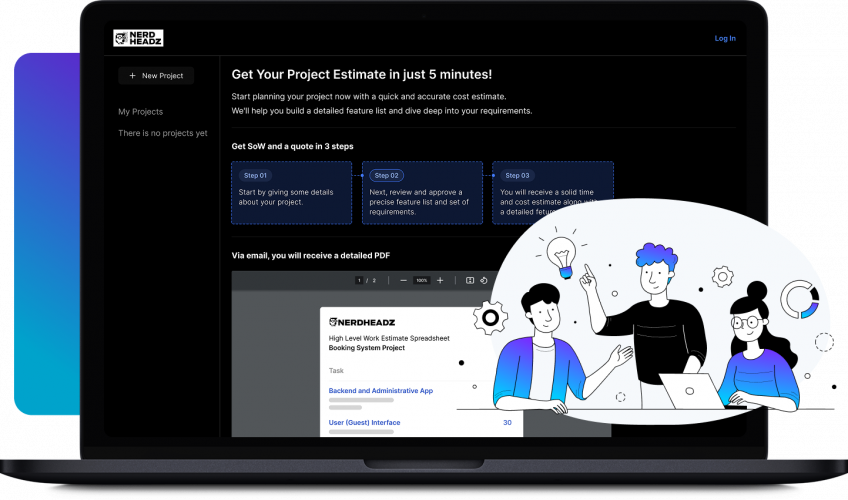 NerdHeadz AI Estimation Tool screenshot 3