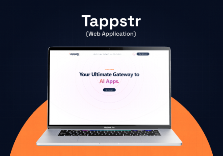Tappstr Web Application screenshot 1