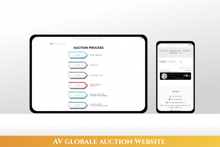 Auction Platform for Gems in UAE - Website & Mobile App screenshot 3