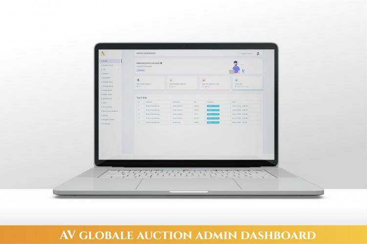 Auction Platform for Gems in UAE - Website & Mobile App screenshot 1