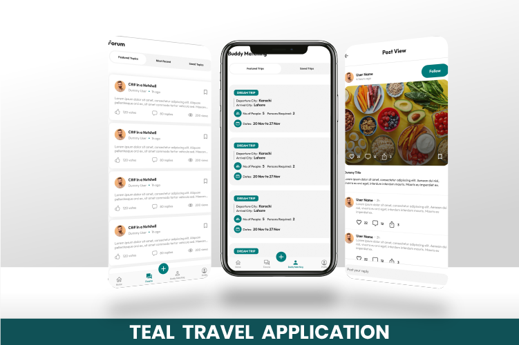 Teal Travel App screenshot 1