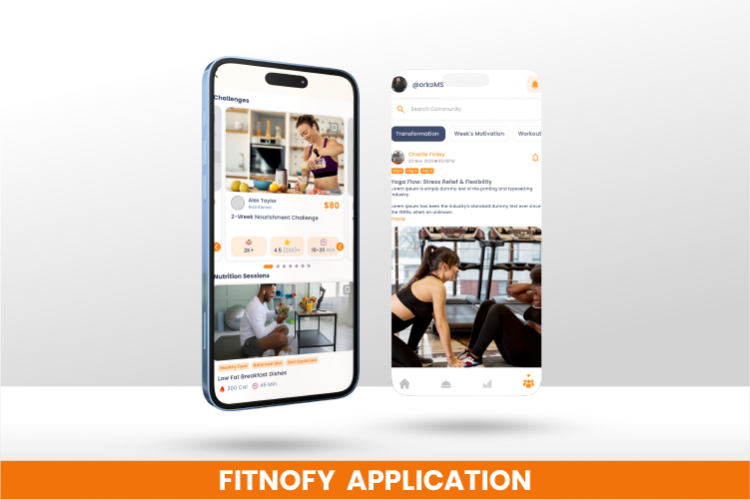 Fitnofy Application screenshot 1