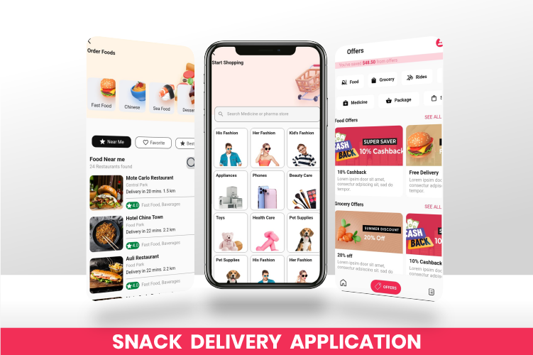 Snack Delivery App screenshot 1