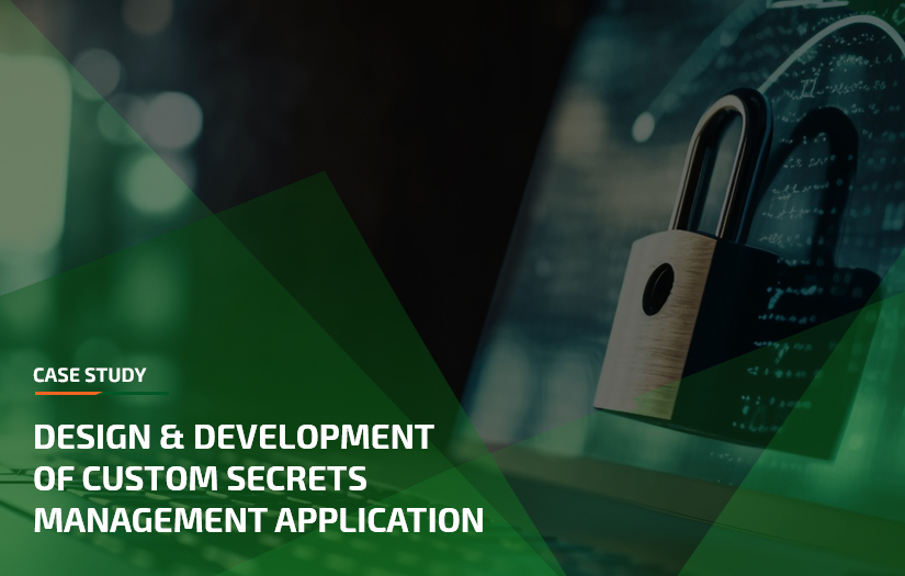 Developing a Custom Secrets Management Desktop Application for Secure Password Sharing and Storage screenshot 1