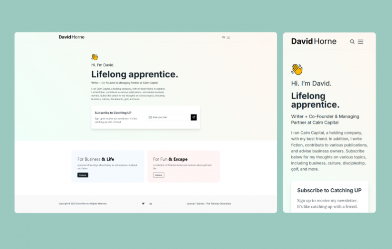 David Horne screenshot 2
