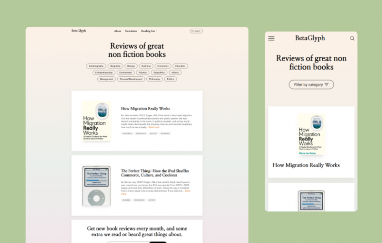 Beta Glyph screenshot 2
