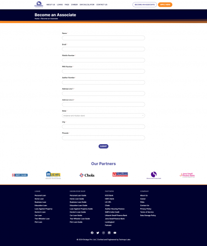 Loan Service Web Portal Design & Development screenshot 2