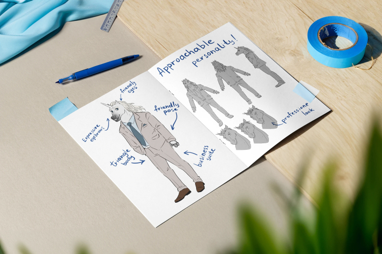 Litco Law 🦄| Mascot Brand Identity 3D Modelling screenshot 2