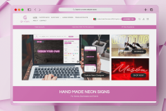 Go Neon Flex's Website Design