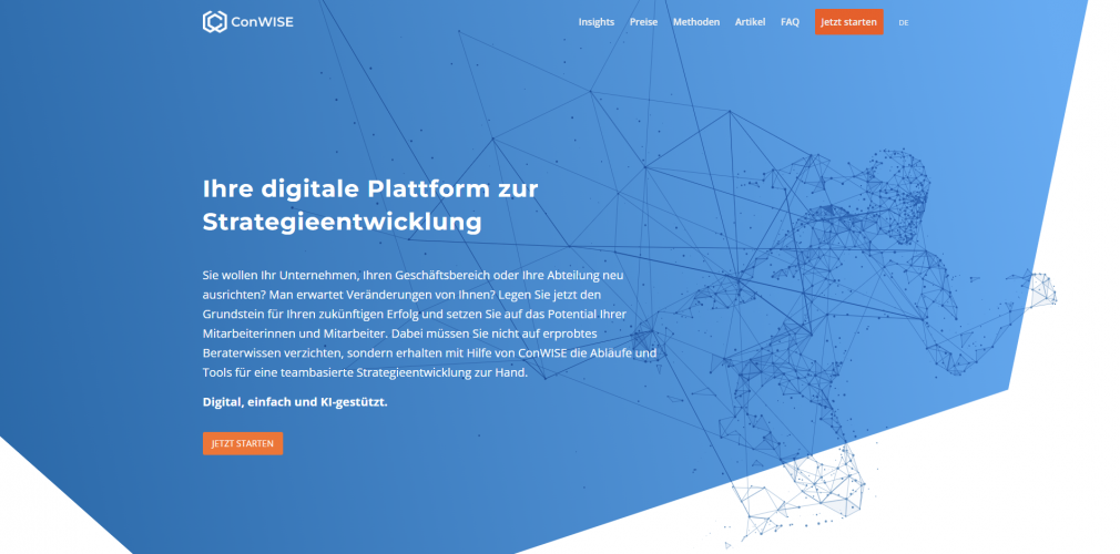 ConWISE - App for strategy development screenshot 1