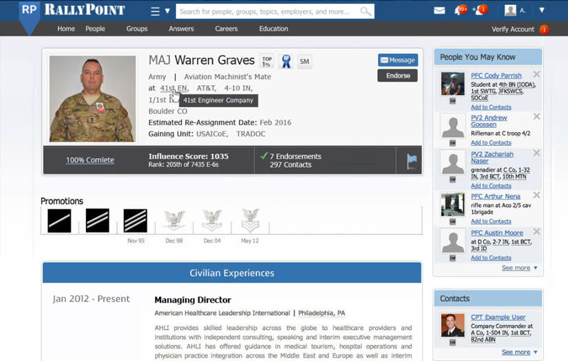 RallyPoint screenshot 2