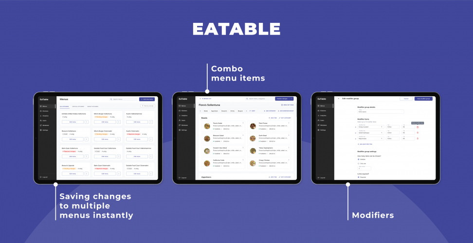 Ghost Kitchen app development screenshot 1