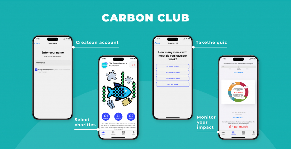 Carbon Club - iOS app screenshot 1