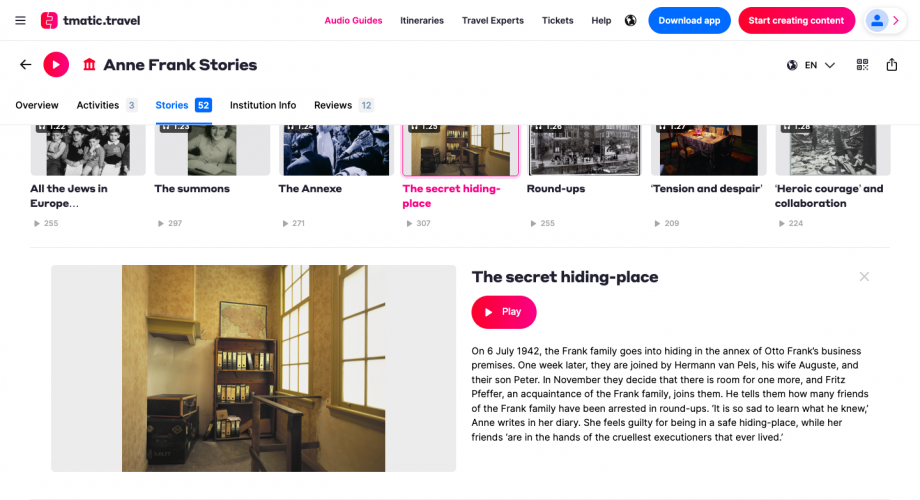 tmatic.travel: Self-guided Audio Tours on the Map screenshot 3